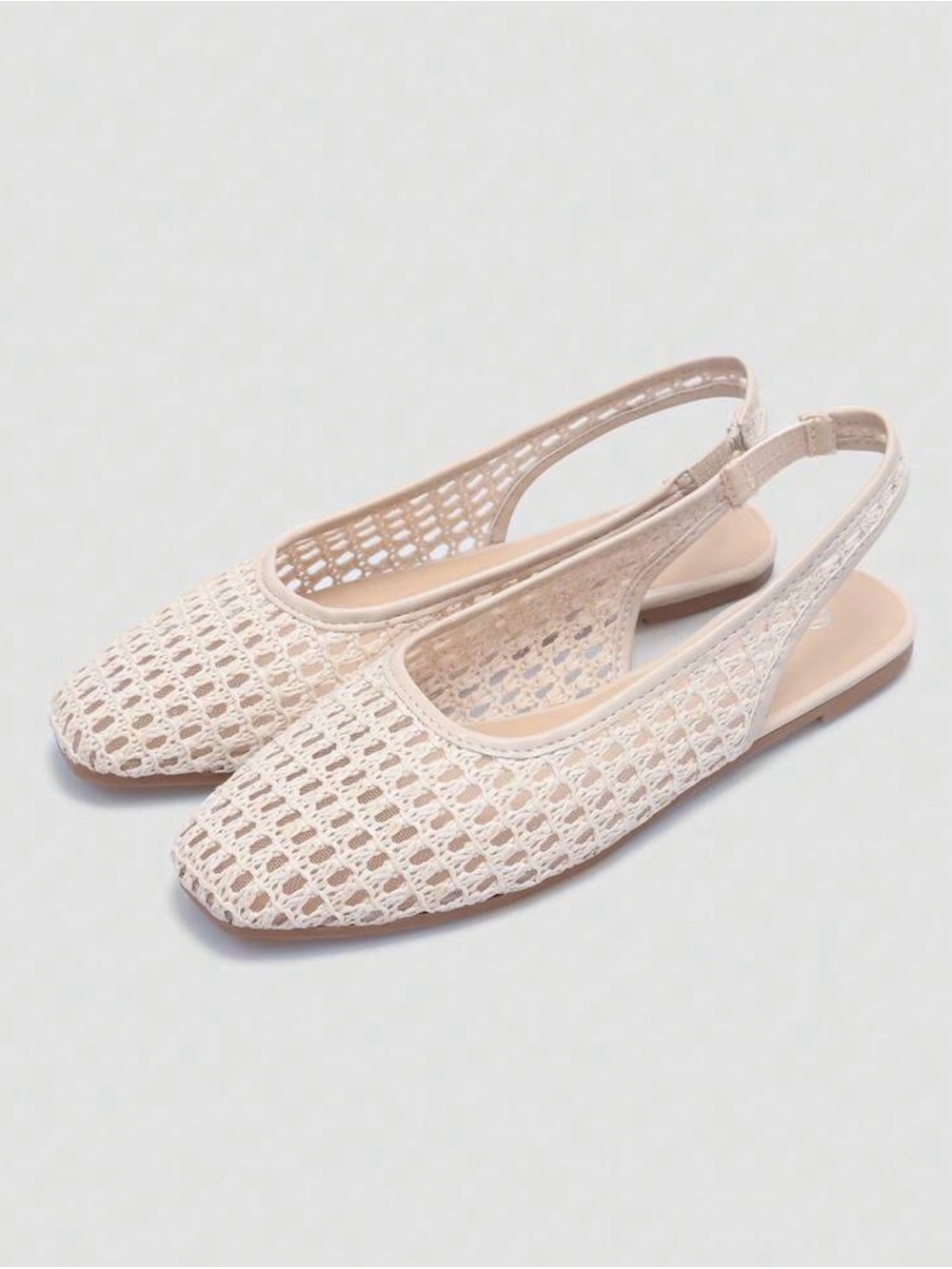 Woven Slingback Flats